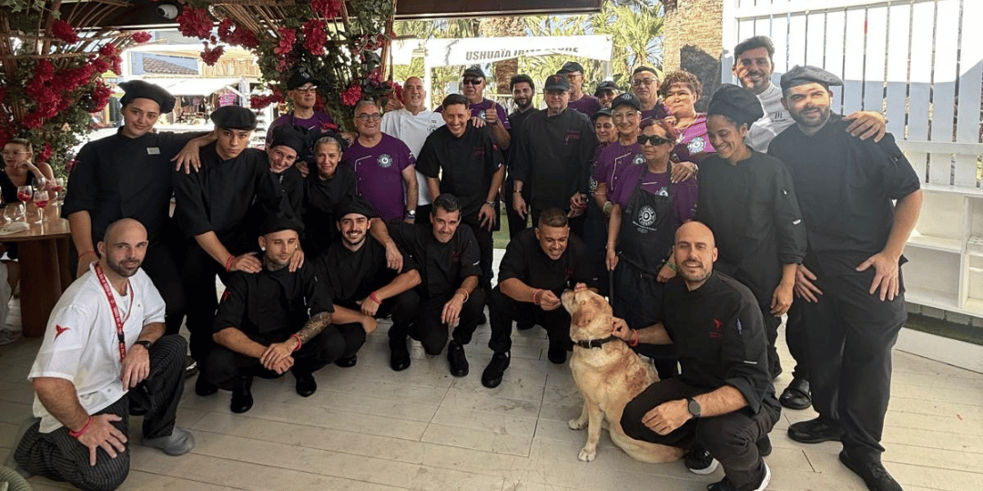 cocinar a ciegas, aquanaria y Ushuaia Ibiza