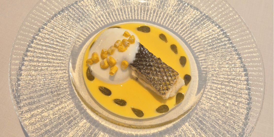 crema de maíz y lubina aquanaria